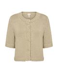 Вязаный кардиган Part Two Nathelie, Beige - фото