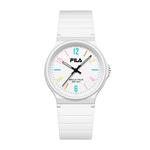 FILA Часы Wrist Watch Quartz Movement Silicone Strap White Dial Unisex, [Black White]6641-002 - фото 3