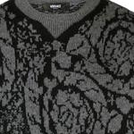 Свитер Barocco Intarsia VERSACE, черный - фото 8