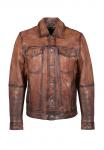 Куртка Freaky Nation Leather jacket, Saddle/Brown - фото 6