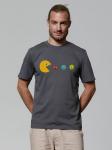 Футболка Pac-Man серого цвета wat? Apparel - фото