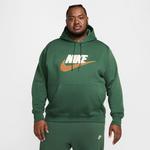 Толстовка с капюшоном, клубный флис Nike, мультиколор - фото 4