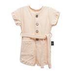 Бежевый комбинезон на пуговицах Moi noi - фото