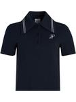 Patou рубашка поло с вышитым логотипом, синий - фото