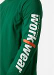 Футболка с длинным рукавом Helly-Hansen с логотипом Helly Hansen, Green - фото 5