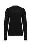 Поло Kaffe KAjada Polo Pullover NO, Black Deep/Mottled Black - фото 6