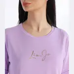 Футболка стандартного кроя Liu Jo, фиолетовый - фото 4