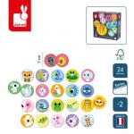 Janod, Игра на память «Эмоции», 24 шт. - фото 2