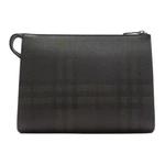 Burberry Кожаный клатч мужской шиферный - фото 4