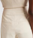 Шорты Devina с высокой талией Veronica Beard, экрю - фото 5