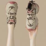 Кроссовки DAPHNE Chunky Sneakers Women's Low-top, черный/золотой - фото 6