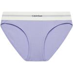 Рифленые трусы с логотипом Calvin Klein, серый - фото 3