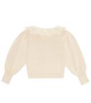 Кардиган Venera с вышивкой The New Society, бежевый - фото 3