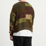 Кардиган в стиле пэчворк Kartik Research, Olive/Brown/Moss - фото 3