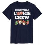 Футболка с рисунком 's Big & Tall Christmas Cookie Crew Disney, синий - фото