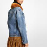 Michael Kors Женская Джинсовая Куртка Michael Kors, цвет Blue - фото 2