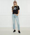 Футболка Guess Jeans Cropped Fit, черный - фото 2