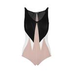 Топ Bottega Veneta Geometric One Piece 'Black/Multicolor' - фото