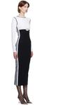 Бело-черное платье макси «The Color-Block» Jean Paul Gaultier - фото 2