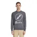 Свитер с интарсией логотипа WE11DONE, серый - фото 3