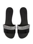 Giuseppe Zanotti сандалии Tesy со стразами, черный - фото 4