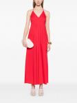 LIU JO поплиновое платье макси, красный - фото 2