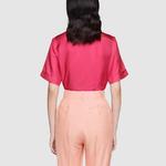 Рубашка женская Gucci, темно-розовый - фото 3