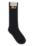 Носки Bear с вышитым логотипом Palm Angels, черный - фото
