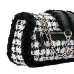 Сумка через плечо GUESS Christi, Black/White - фото 5