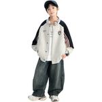 Детская куртка с воротником-стойкой EASTERN CAMEL, серый - фото