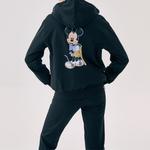 Дисней X Дисней Свитшот Унисекс Черный MLB - фото 5