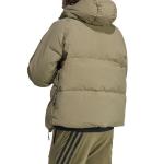 Пуховик мужской хаки Adidas, хаки - фото 3