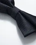 Мужской структурированный галстук-бабочка PuroEgo, черный - фото 2