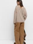 Свитер Pull&Bear, Mottled Brown - фото 5