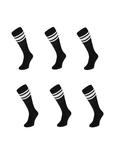 Носки COFI 1453 Basketsocken Weiß gestreift OneSize Schwarz, черный - фото