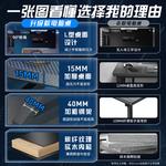 Угловой компьютерный стол Jieke 120x100 см, L-образный, правая сторона, черный карбон - фото 2