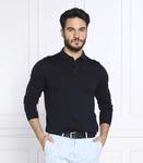 Свитер BOSS BLACK polo regular fit, темно-синий - фото 3