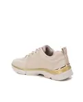 Женские кроссовки на шнуровке Xti, бежевый - фото 4