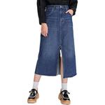 Lee Джинсовая длинная юбка Women's Medium темно-синий - фото 3