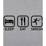 Худи Kruskis Sleep Eat And Smash Two-Colour, серый - фото 2