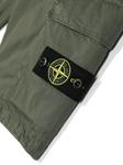 Stone Island Junior шорты карго с логотипом Compass, зеленый - фото 3