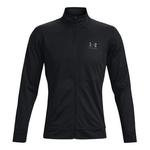 Куртка pique track jacket 'black' Under Armour, черный - фото