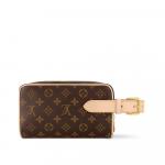 Сумка мужская Locker Dopp Kit Louis Vuitton, коричневый - фото 6