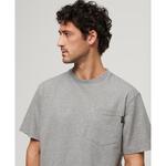 Футболка Superdry Contrast Stitch Pocket, серый - фото 4