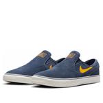 Кроссовки sb janoski+ slip 'thunder blue yellow' Nike, синий - фото 3