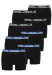Боксеры HEAD Boxershorts Head Basic Boxer 8P, цвет Black/Black Blue - фото
