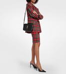 Кожаная сумка через плечо lou camera Saint Laurent, черный - фото 3