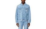 DIESEL Джинсовая куртка прямого кроя, Blue - фото