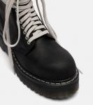 Ботинки Dr Martens Quad на платформе из кожи Rick Owens, Black - фото 5