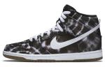 Кроссовки Nike Sb Dunk High Tie Dye Black - фото